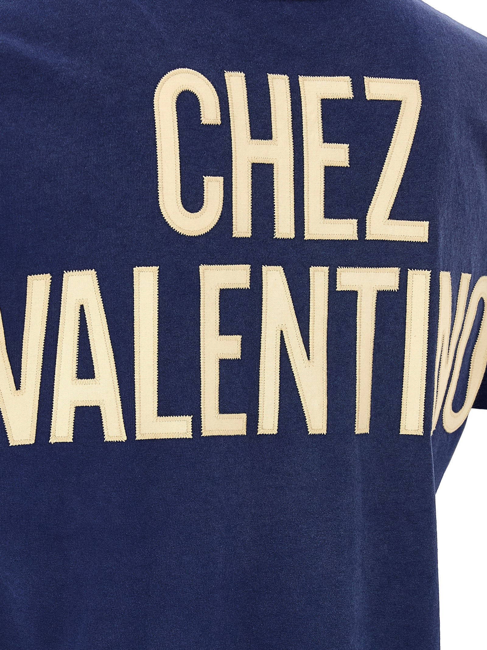 Valentino Garavani Blue Cotton Sportswear Valentino Garavani