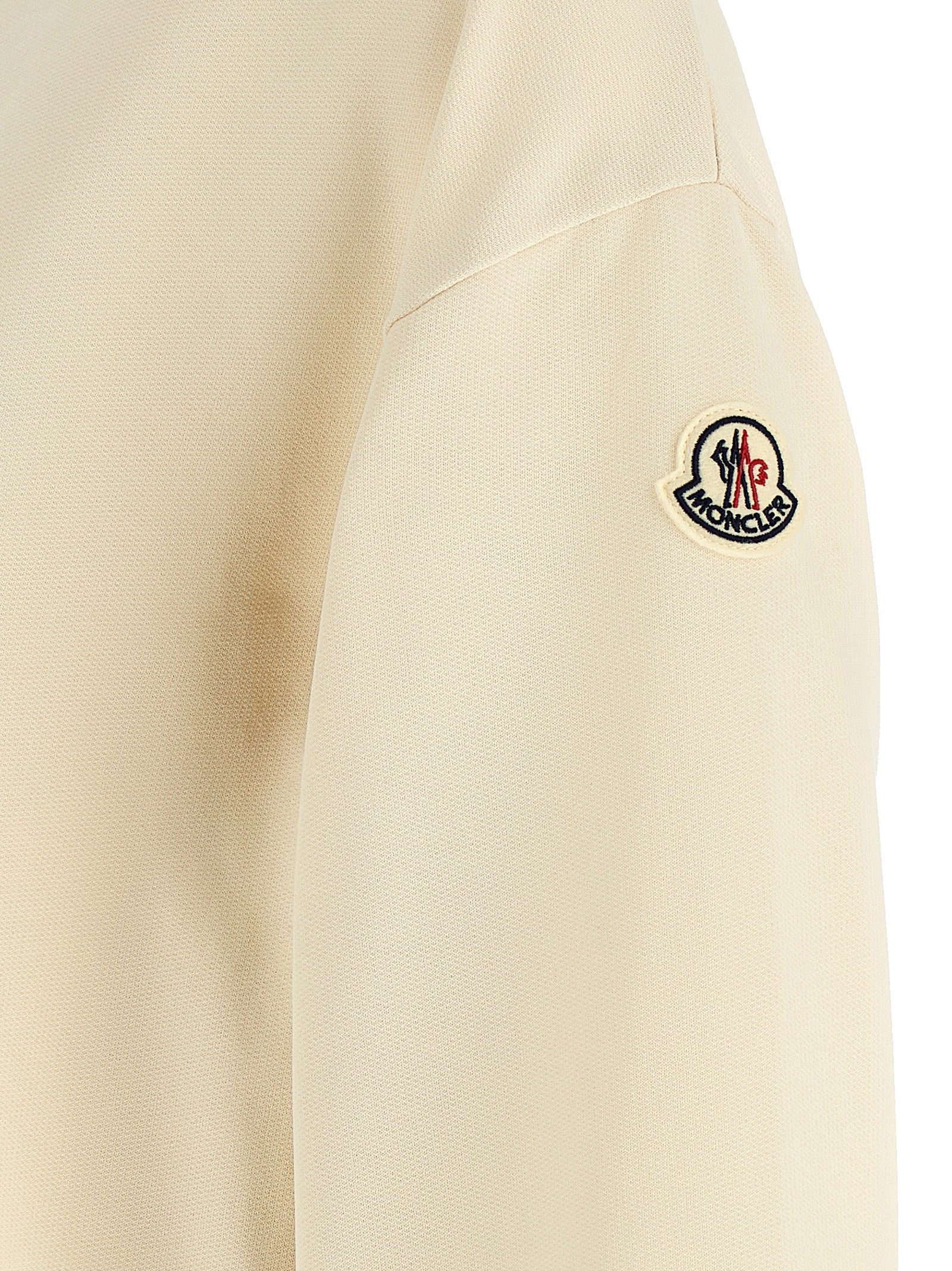 Moncler Beige Cotton Sweatshirt Moncler