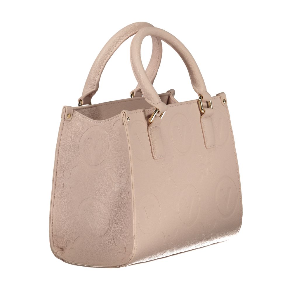 Mario Valentino Pink Polyurethane Women's Bag with Handles Mario Valentino