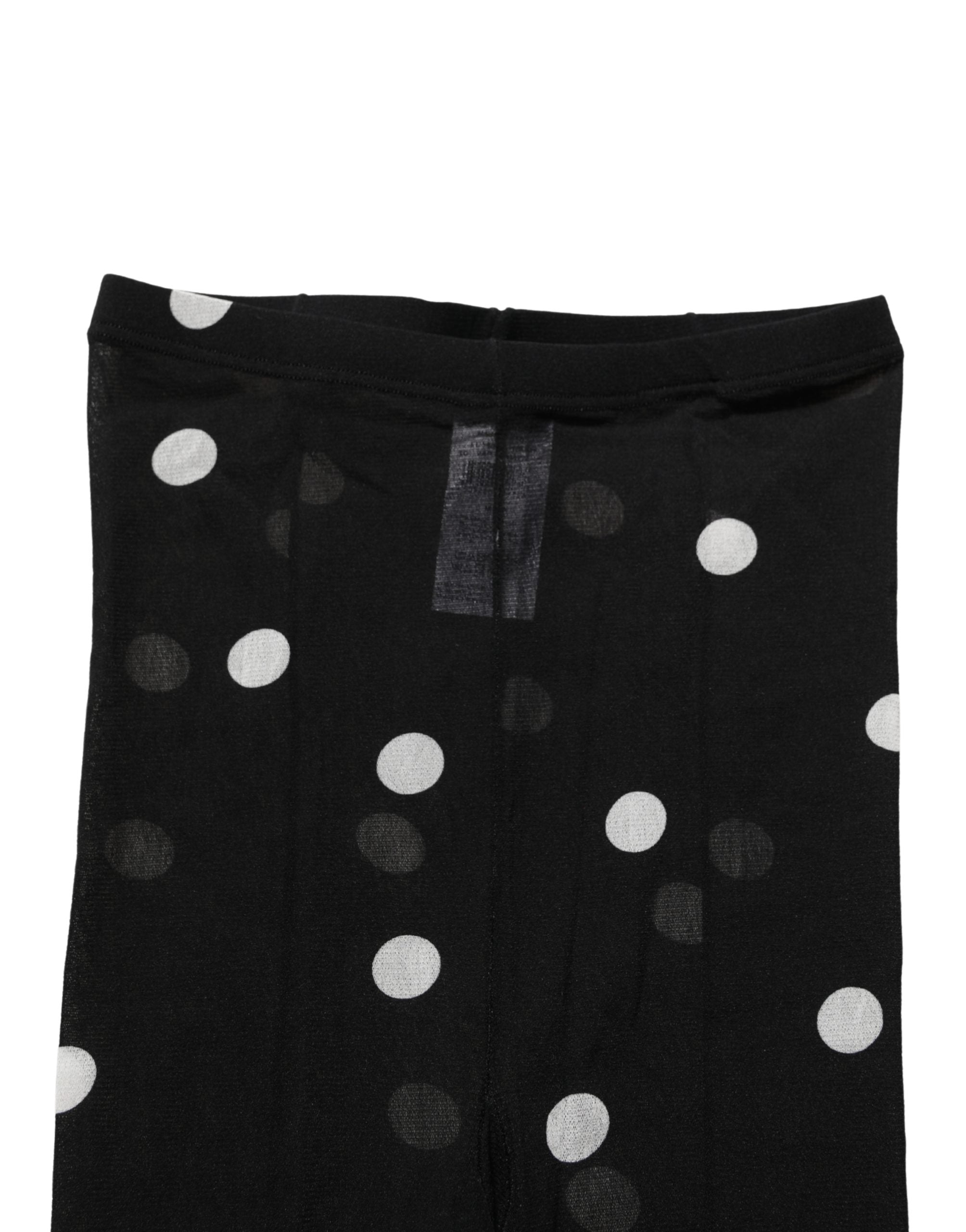 Dolce & Gabbana Black Polka Dot Tights Stockings Pantyhose Socks Dolce & Gabbana