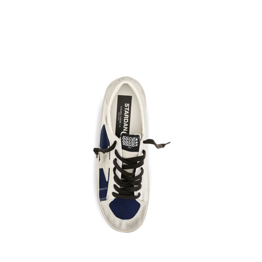 Golden Goose Gray Calf Leather Bos Taurus Low Top Sneakers Golden Goose
