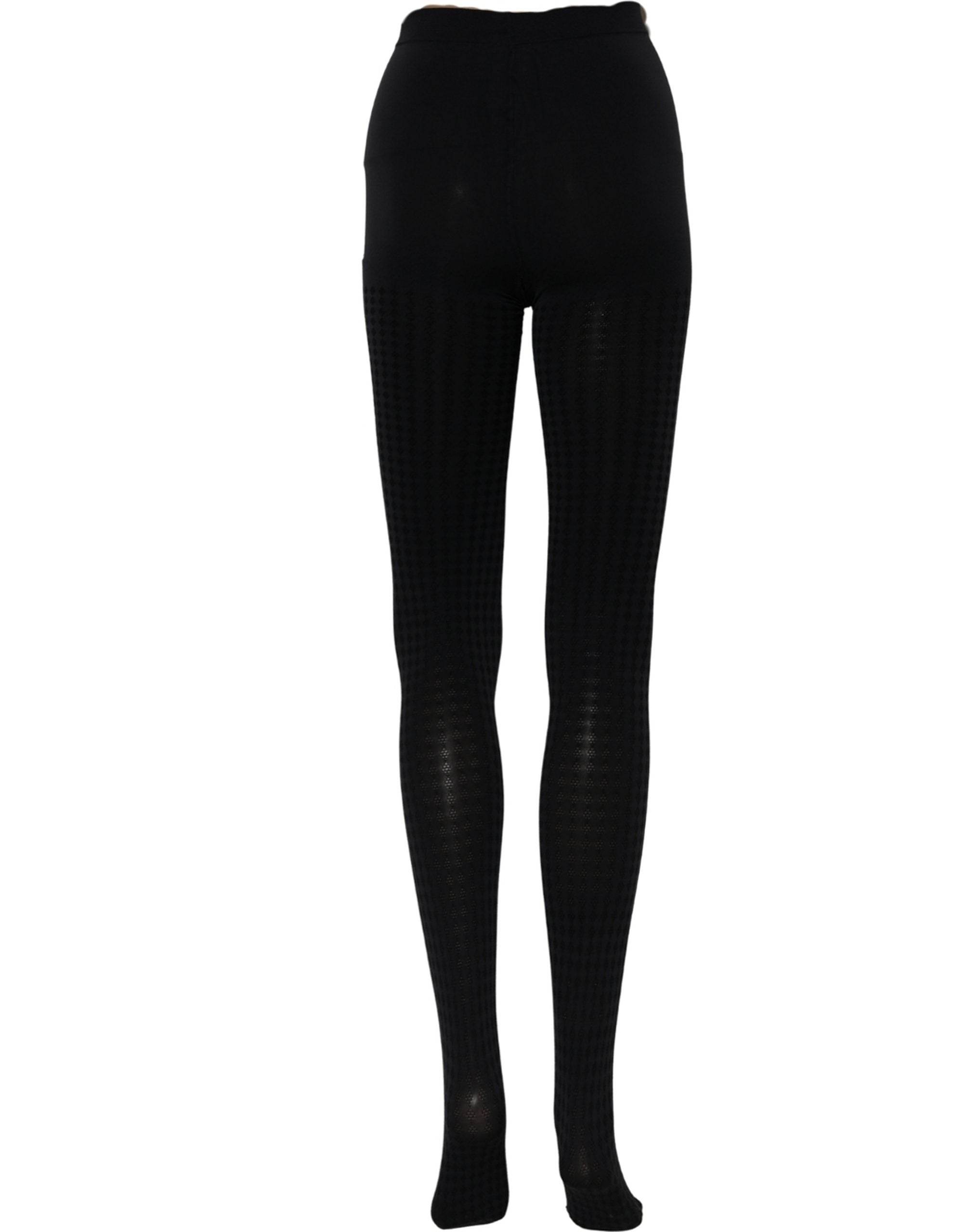 Dolce & Gabbana Black Nylon Tights Stocking Pantyhose Socks Dolce & Gabbana