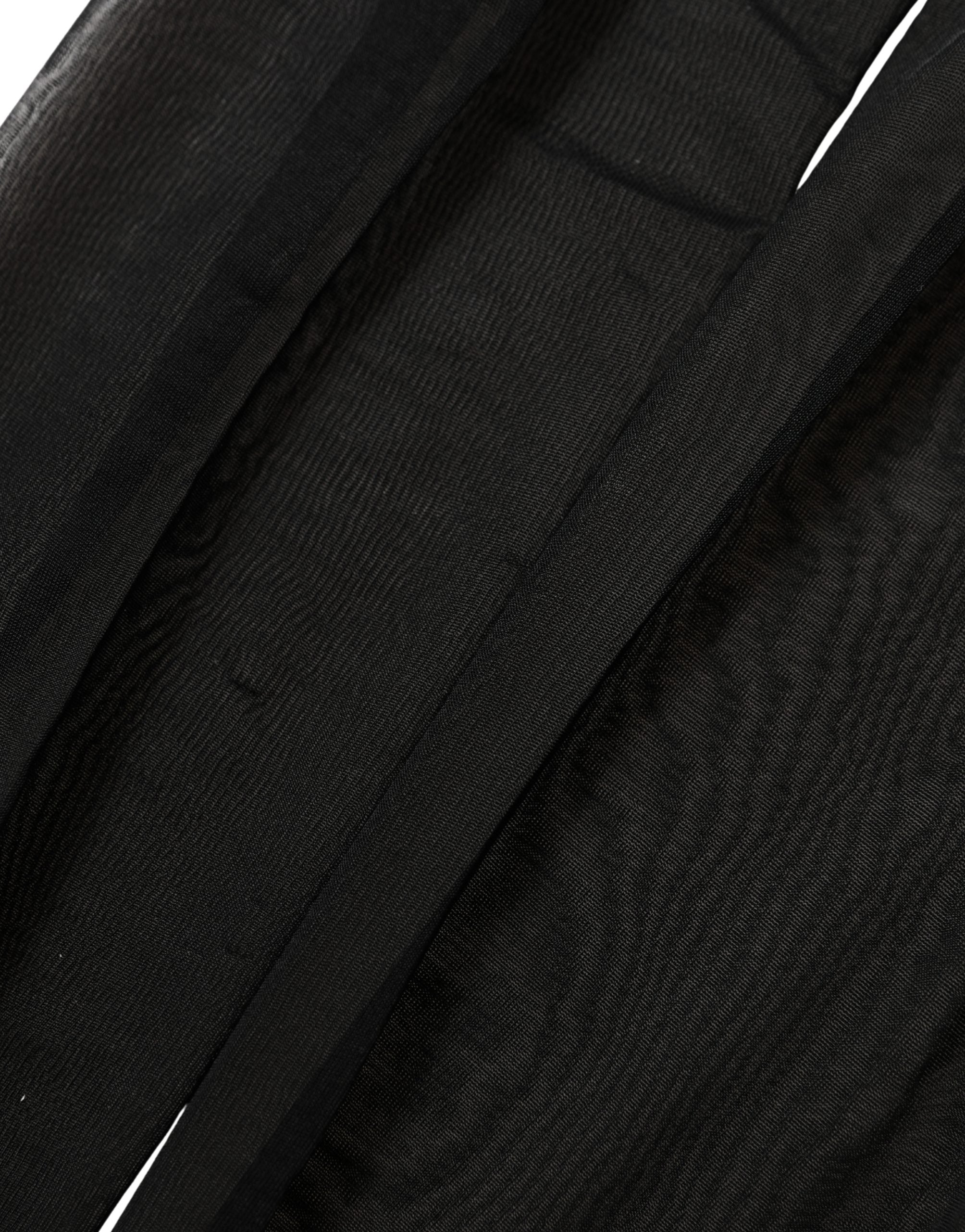 Dolce & Gabbana Black Nylon Sheer Tights Stockings Pantyhose Socks Dolce & Gabbana