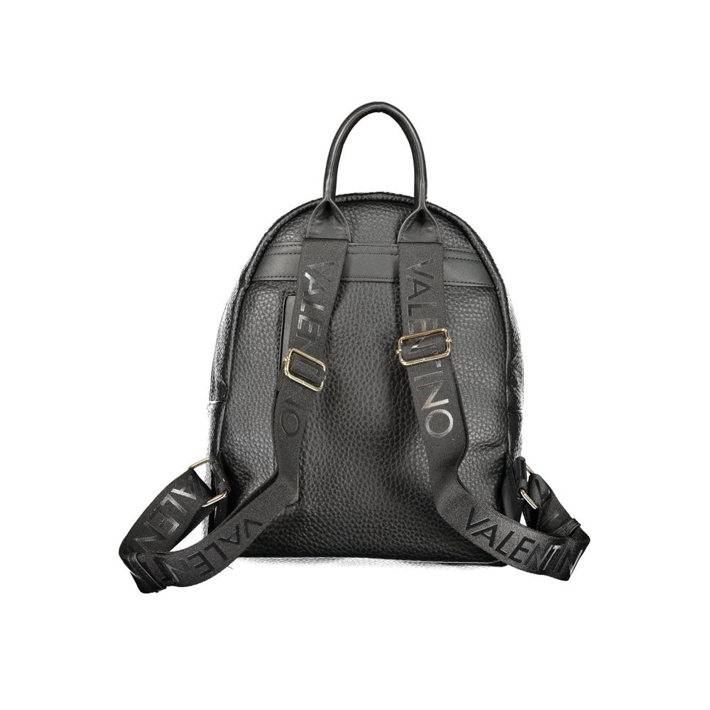 Mario Valentino Black Polyurethane Women's Backpack Mario Valentino