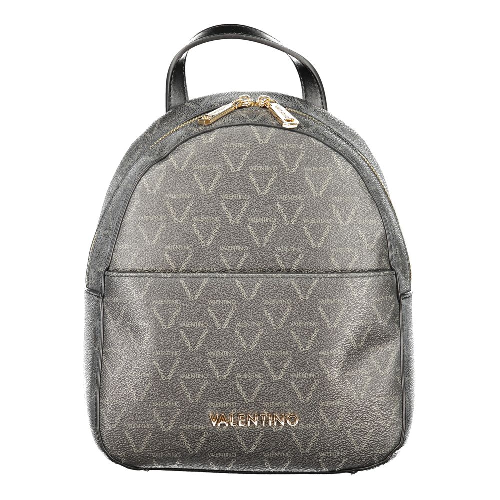 Mario Valentino Black Polyurethane Women's Backpack Mario Valentino