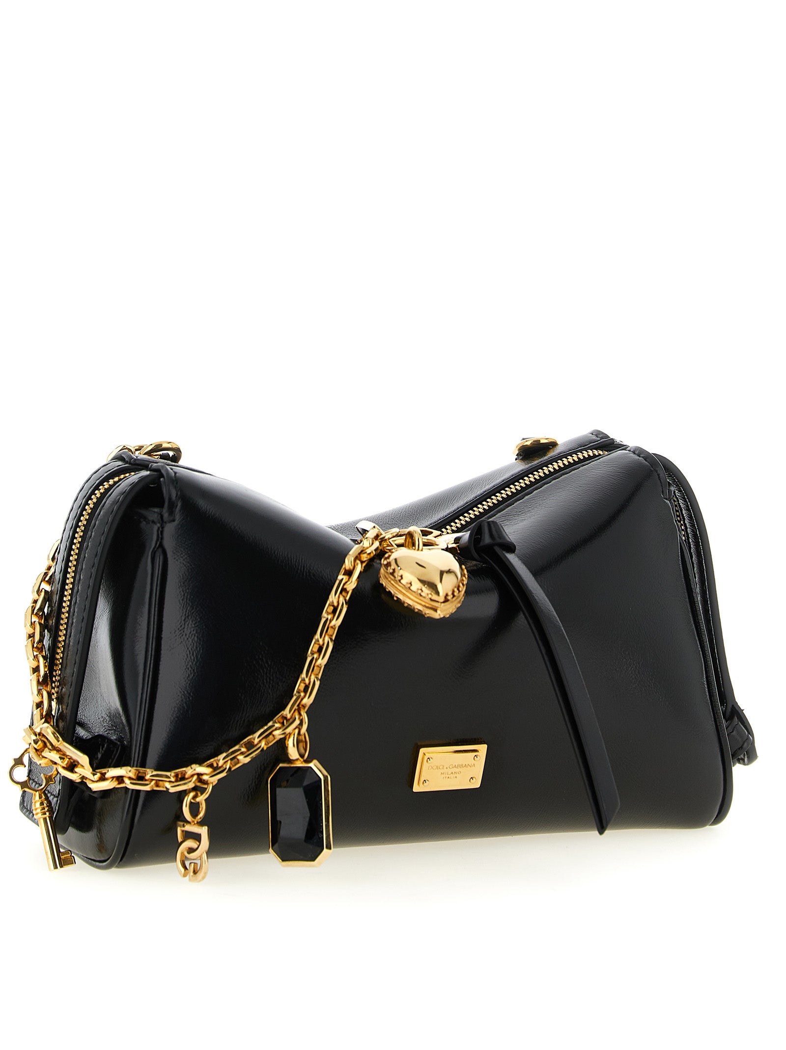 Dolce & Gabbana Black Calfskin Handbag Dolce & Gabbana