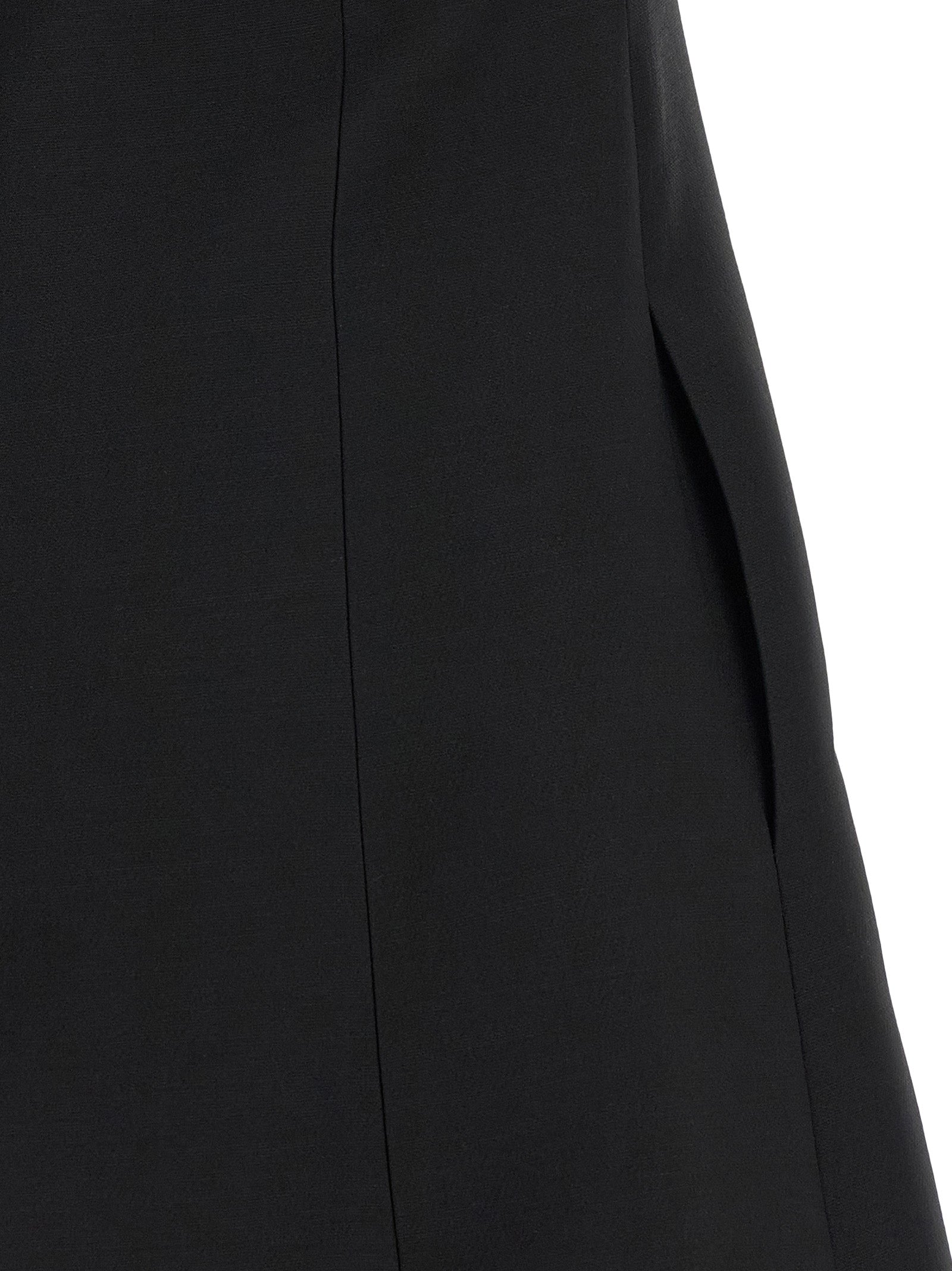 Valentino Garavani Black Virgin Wool Short Dress Valentino Garavani