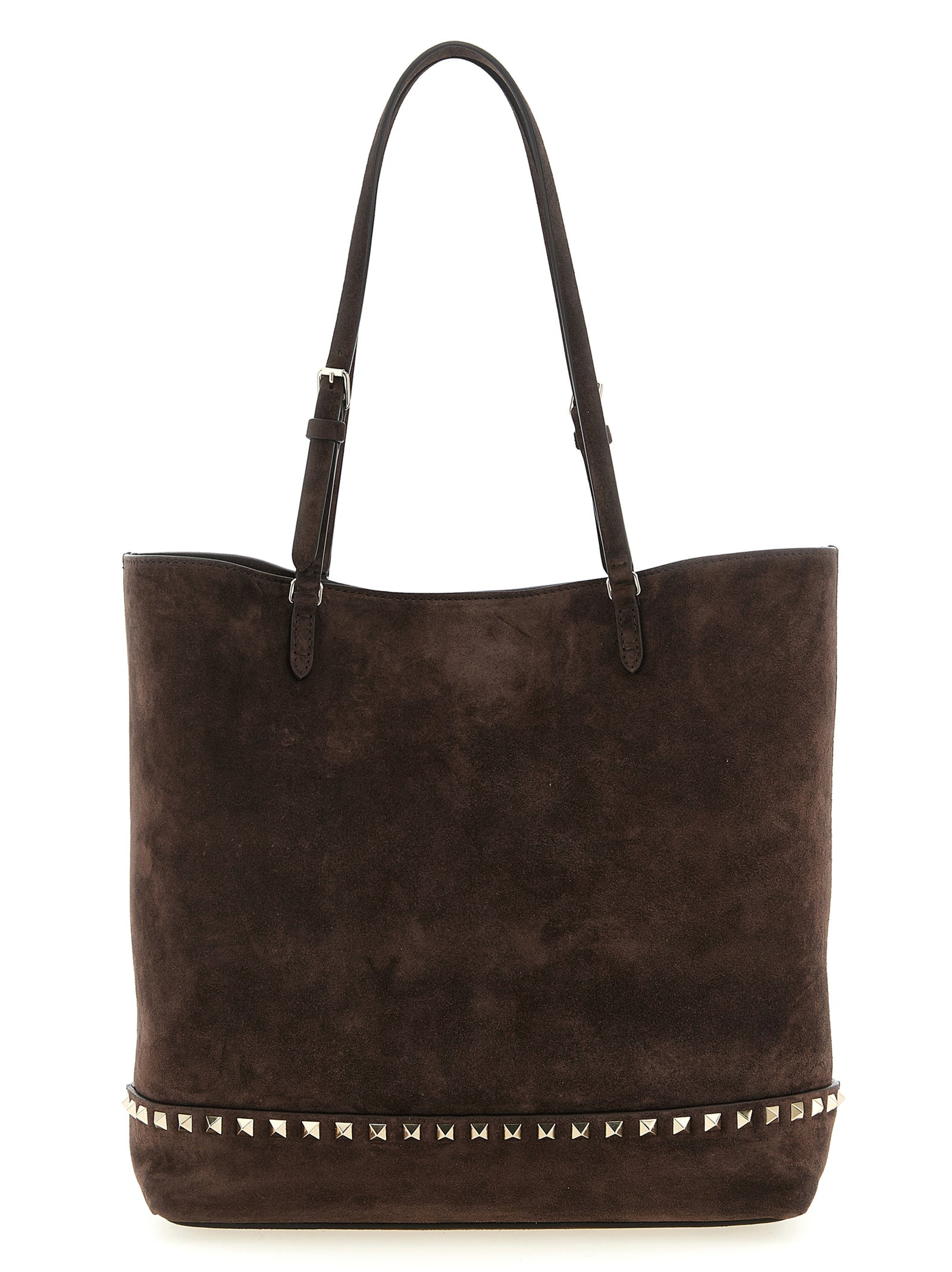 Valentino Garavani Brown Calfskin Shoulder Bag Valentino Garavani