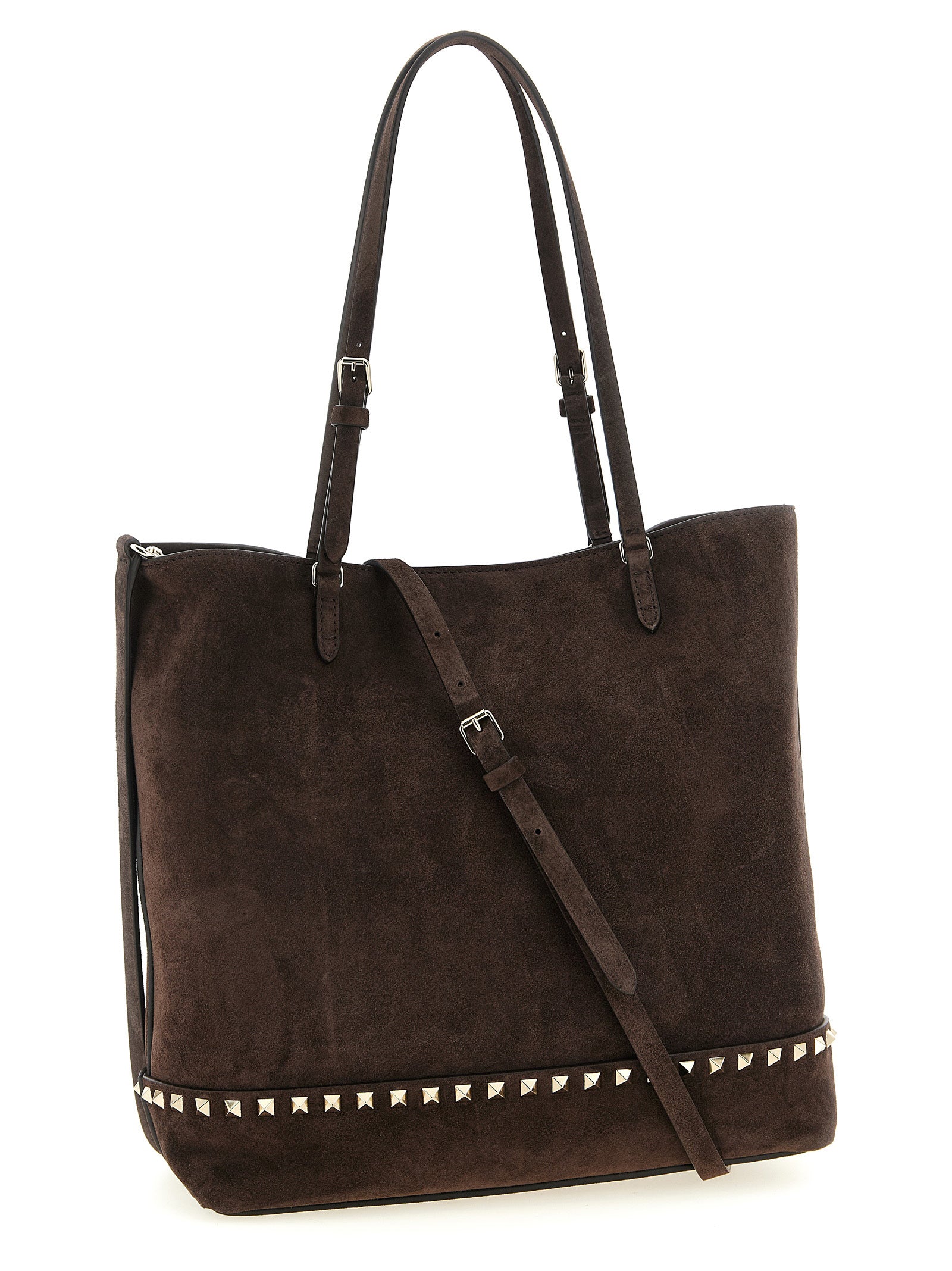 Valentino Garavani Brown Calfskin Shoulder Bag Valentino Garavani