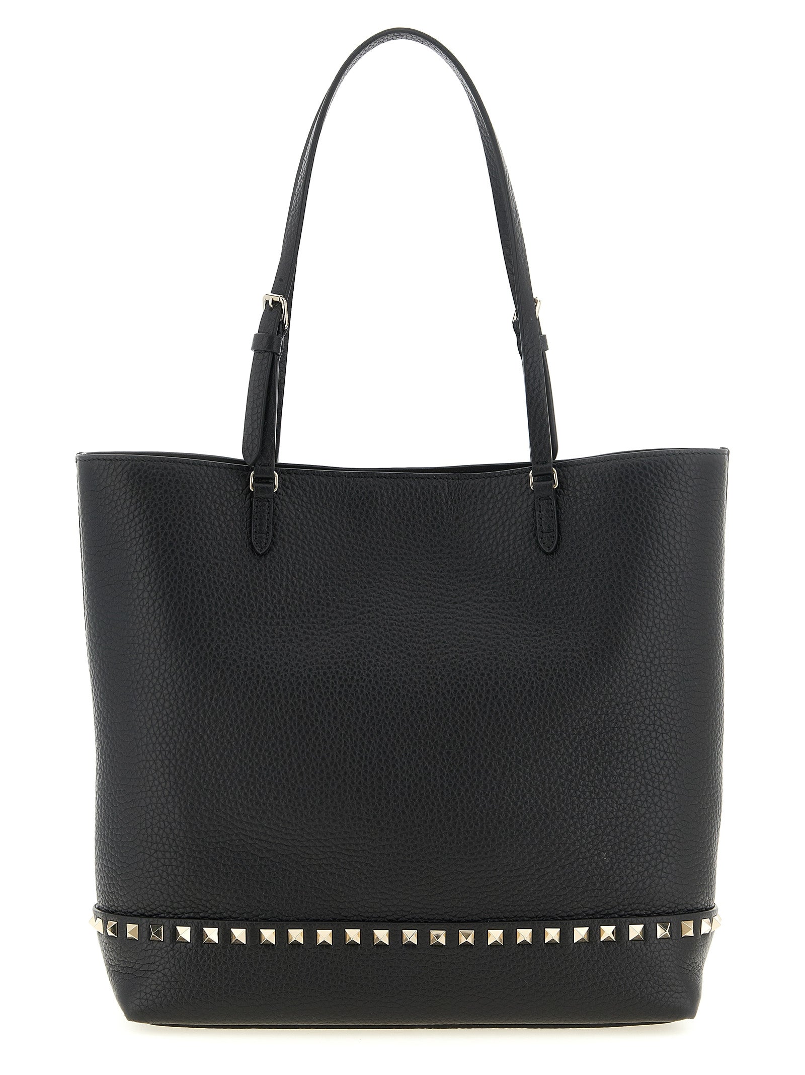 Valentino Garavani Black Calfskin Shoulder Bag Valentino Garavani