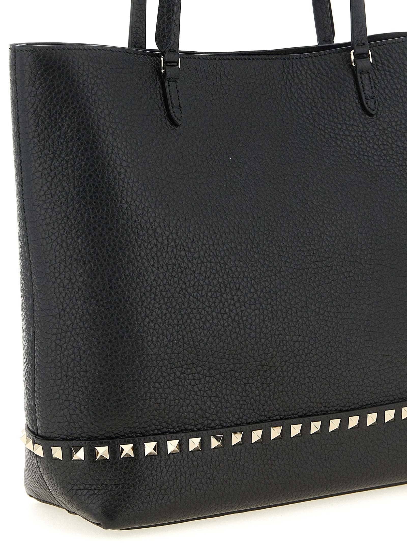 Valentino Garavani Black Calfskin Shoulder Bag Valentino Garavani