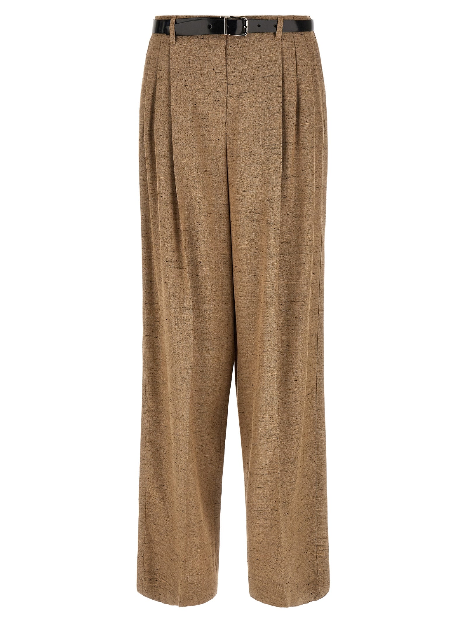 Dolce & Gabbana Beige Viscose Casual Pants Dolce & Gabbana
