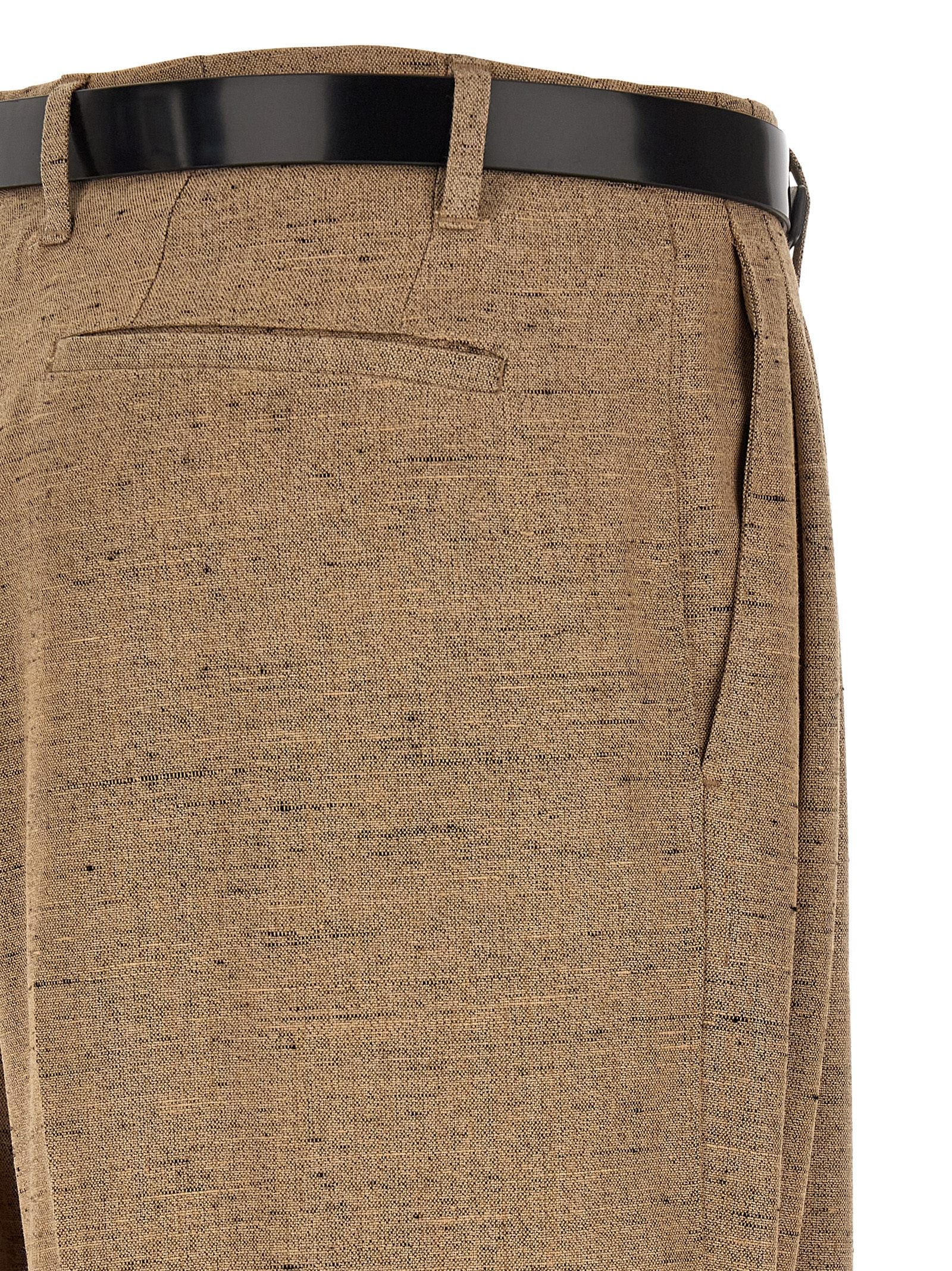 Dolce & Gabbana Beige Viscose Casual Pants Dolce & Gabbana