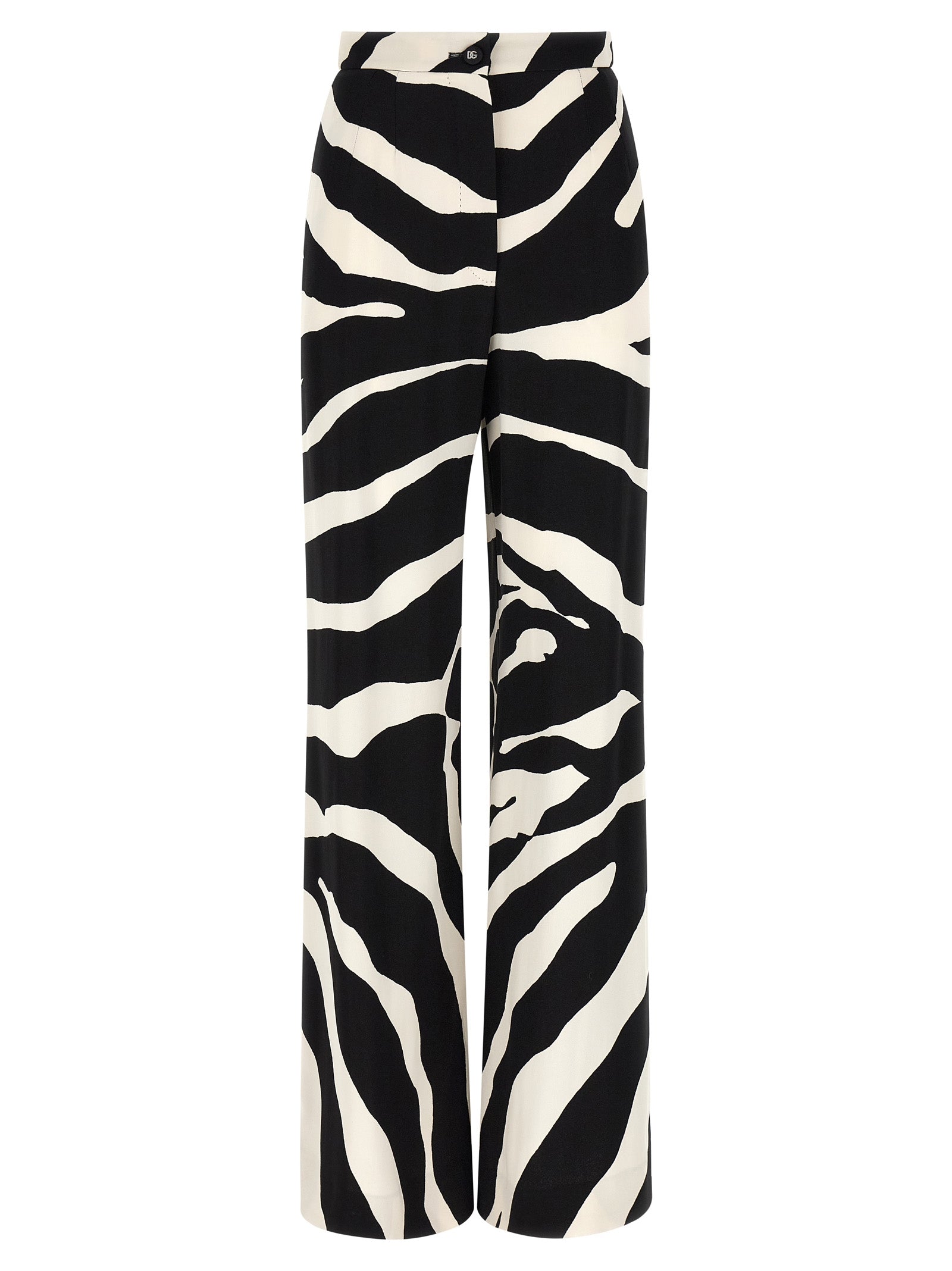 Dolce & Gabbana Bicolor Viscose Casual Pants Dolce & Gabbana