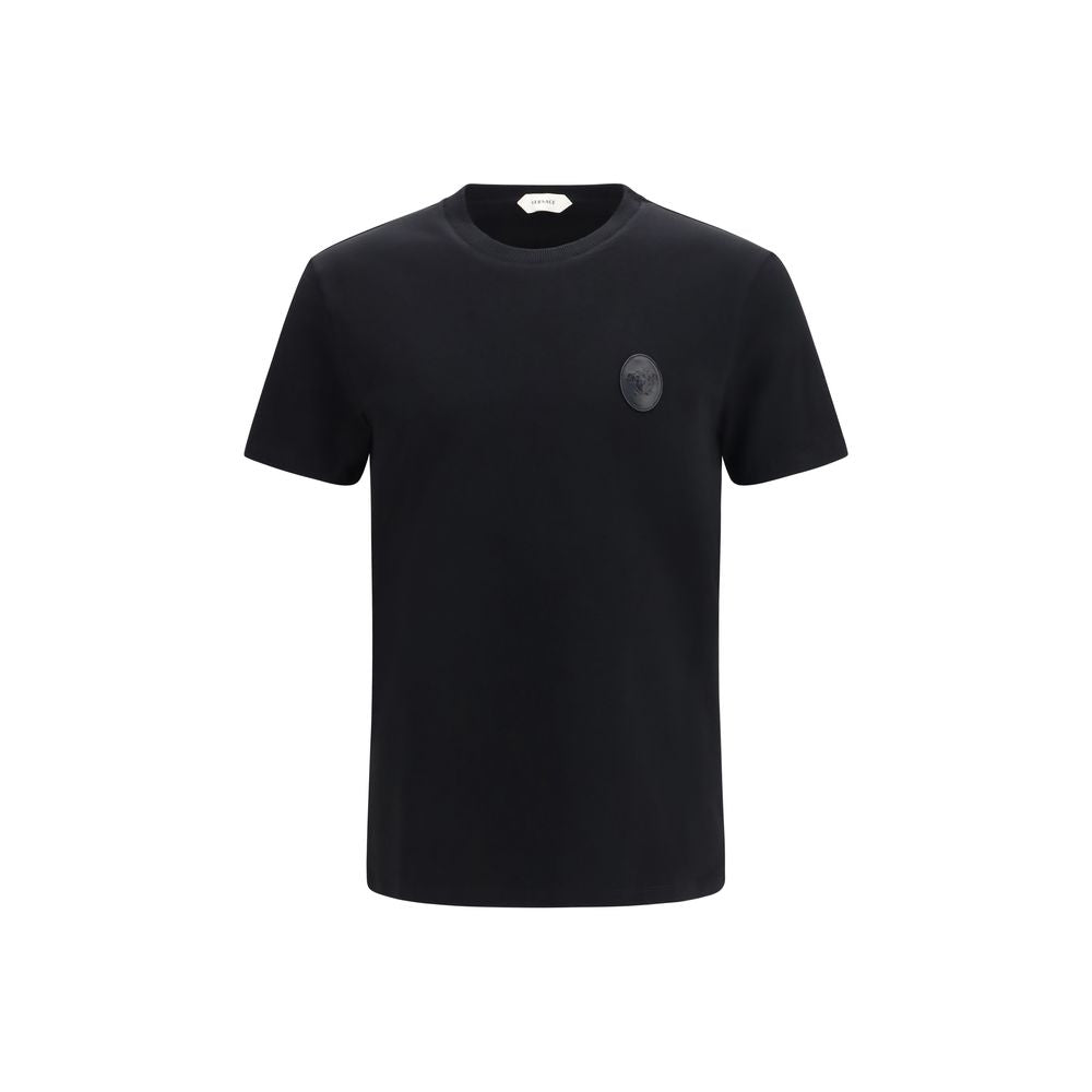 Versace Black Cotton T-Shirt Versace