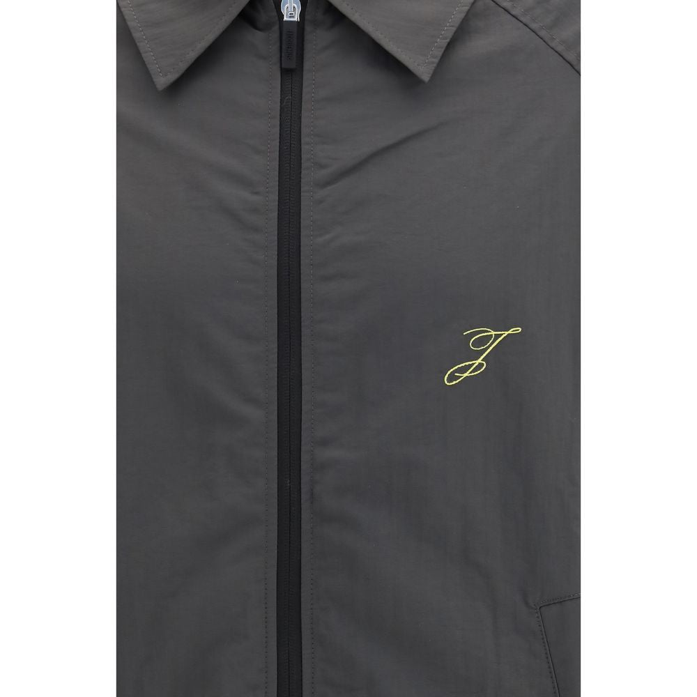 Jacquemus Gray Polyamide Full-Length Jacket Jacquemus