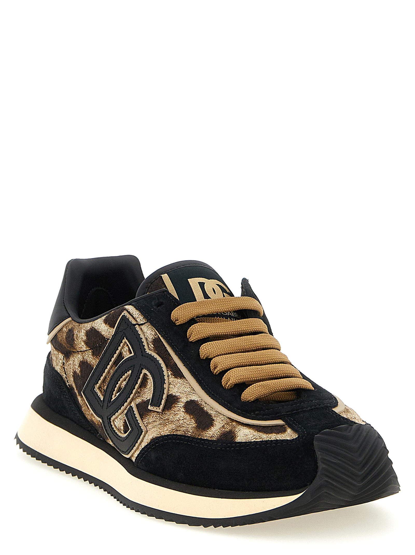 Dolce & Gabbana Multicolor Cotton Low Top Sneakers Dolce & Gabbana