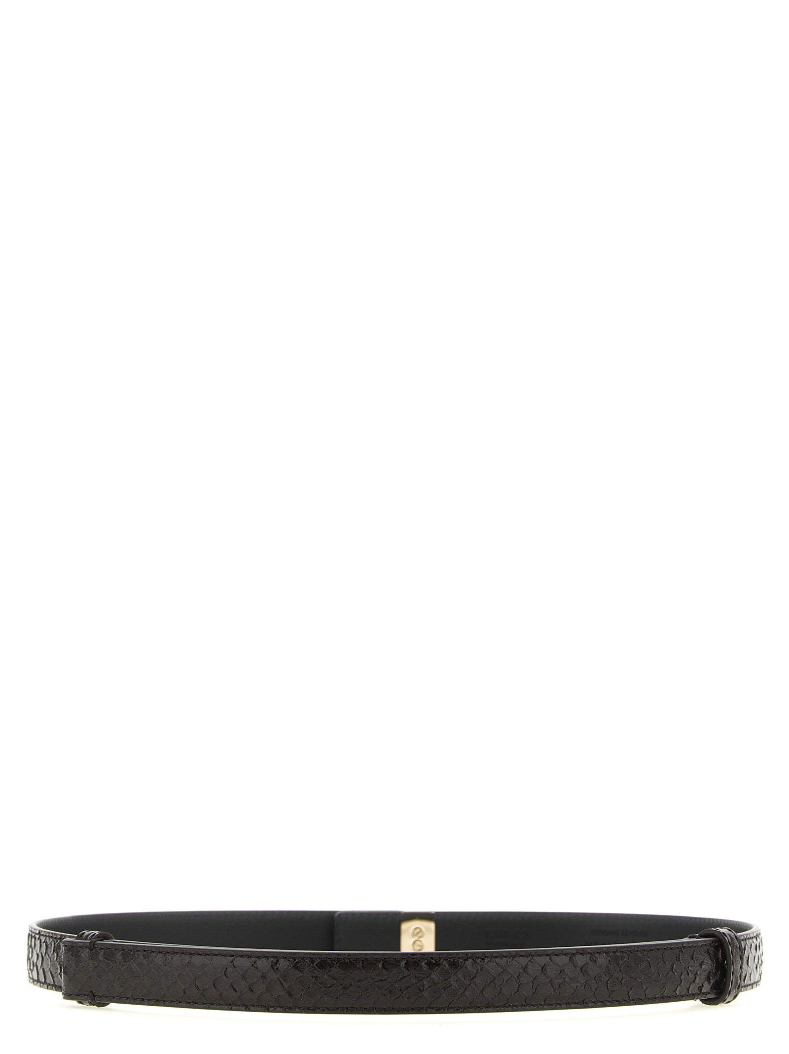 Tom Ford Brown Calfskin Regular Belt Tom Ford