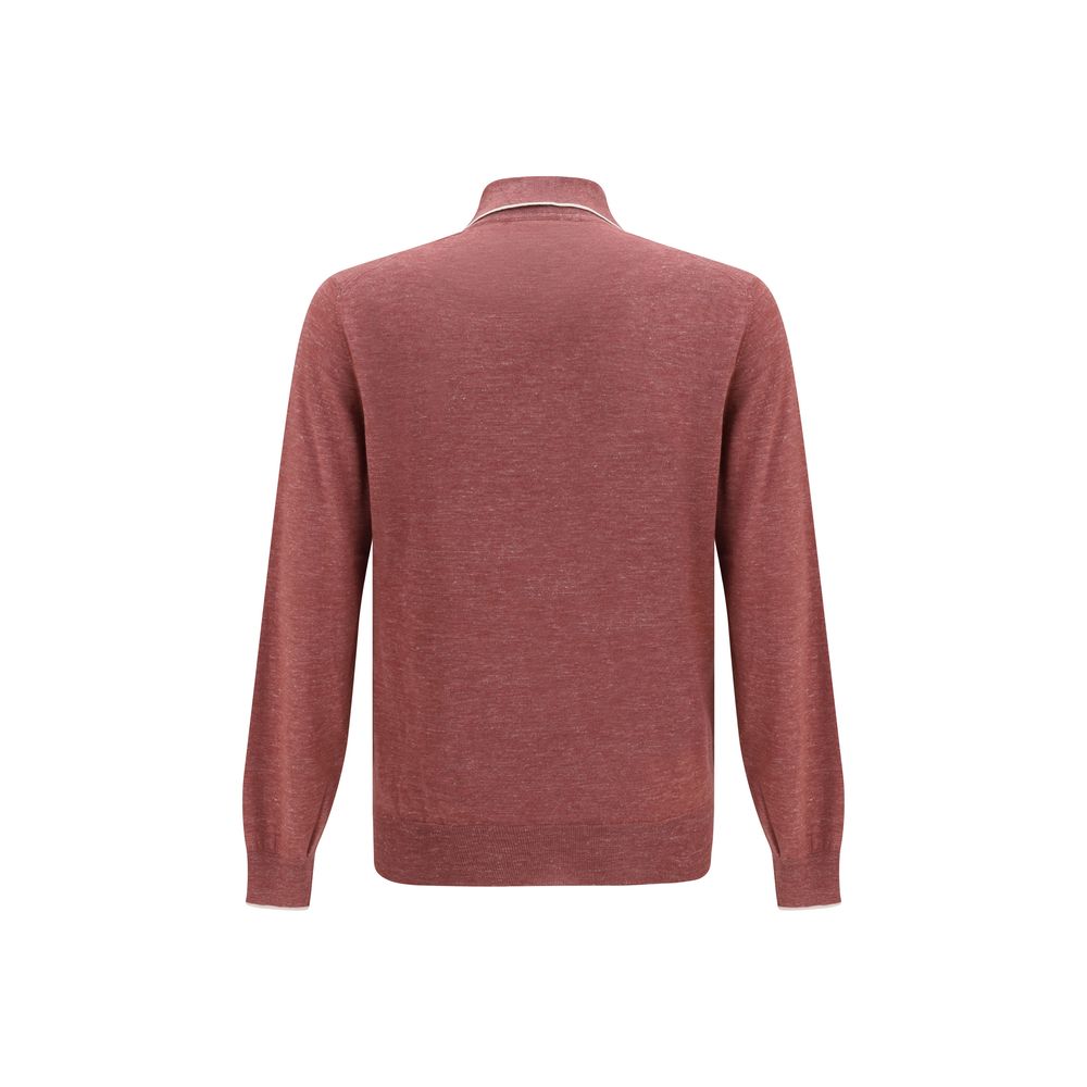Brunello Cucinelli Bordeaux Cashmere Dress Shirt Brunello Cucinelli