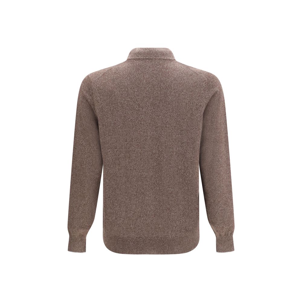 Brunello Cucinelli Brown Cashmere Cardigan Brunello Cucinelli