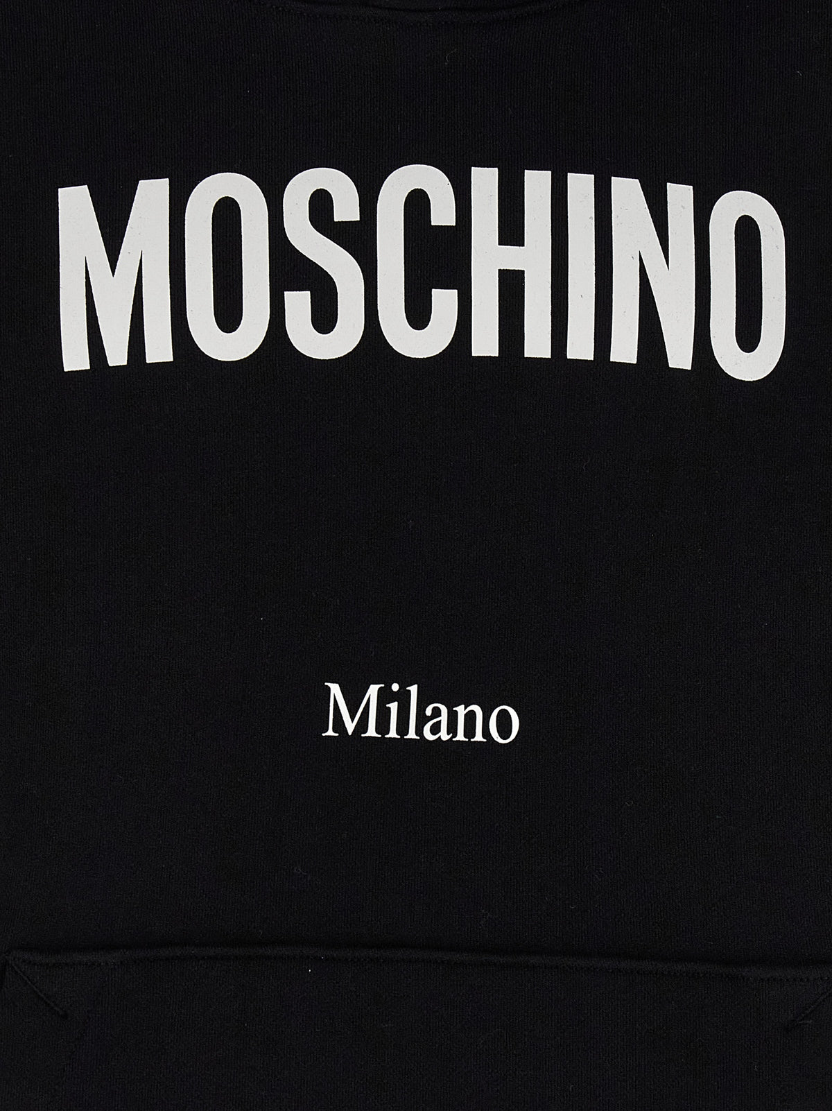 Moschino Black Cotton Sweatshirt Moschino