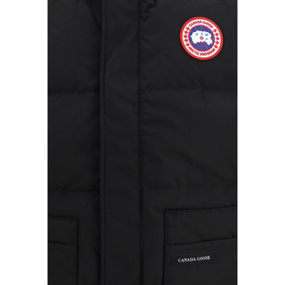 Canada Goose Black Recycled Polyester Sleeveless Jacket Canada Goose