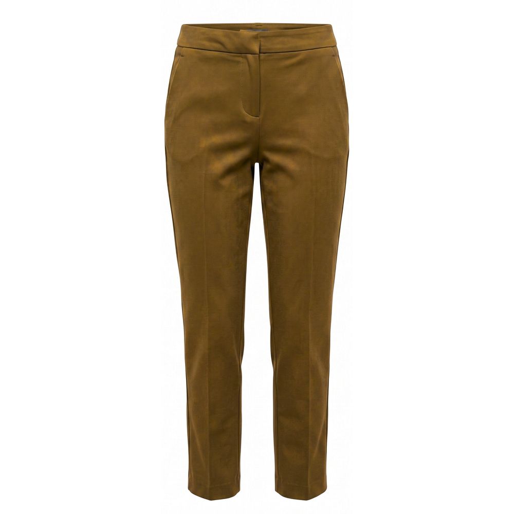 Trussardi Brown Cotton Women Pants Trussardi