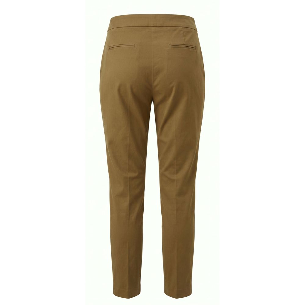 Trussardi Brown Cotton Women Pants Trussardi