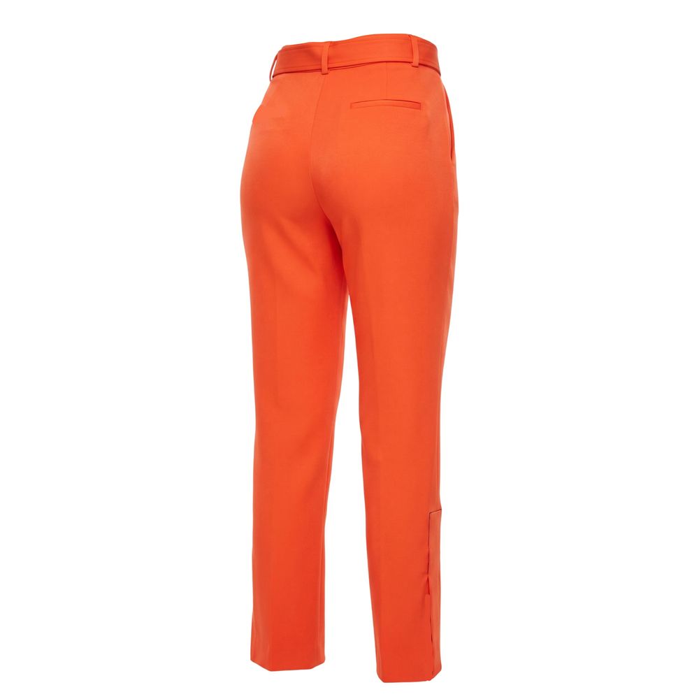 Trussardi Orange Viscose Women Pants Trussardi
