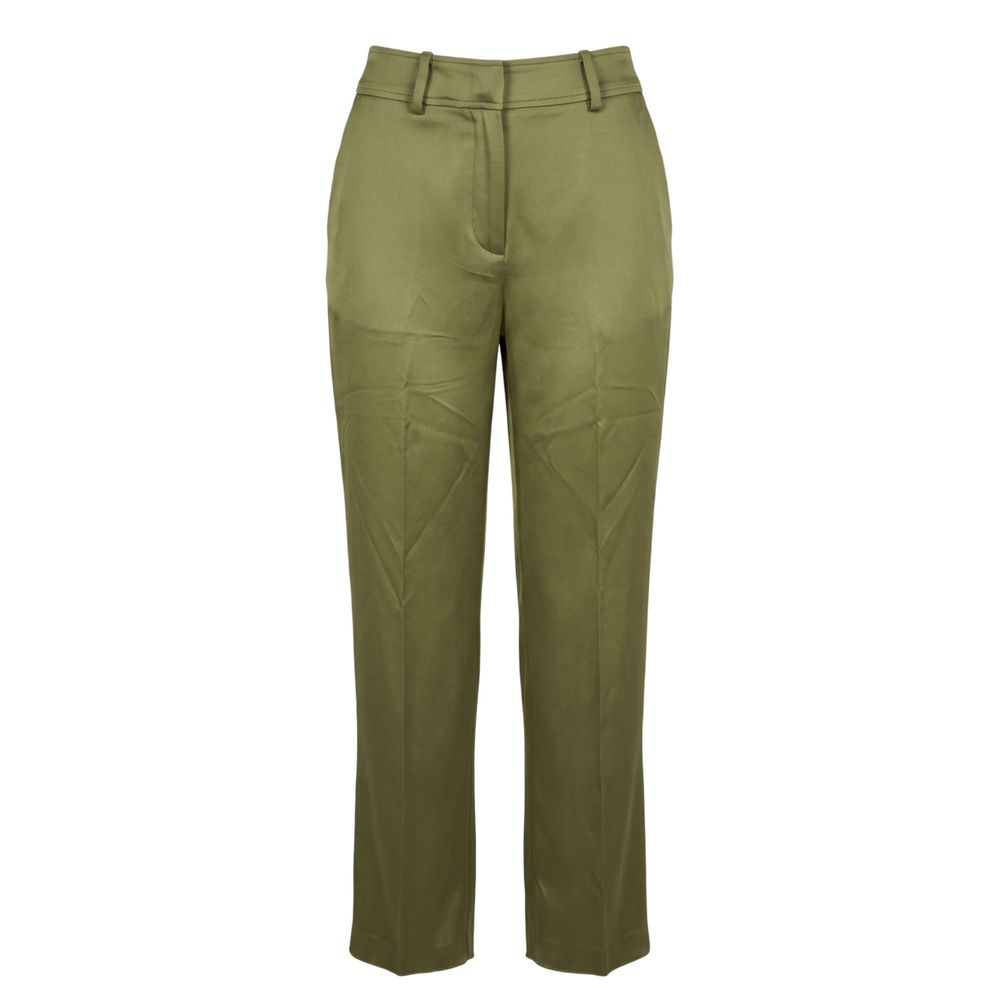 Trussardi Green Viscose Women Pants Trussardi