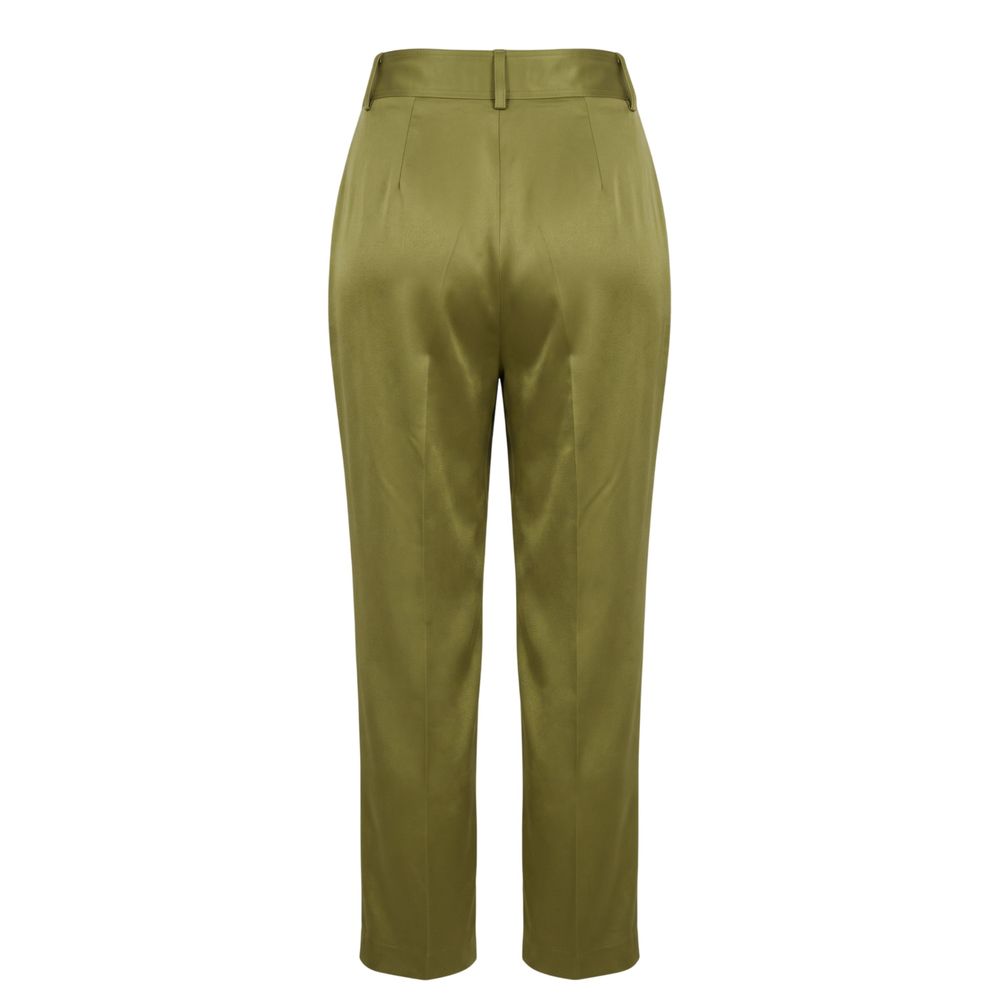 Trussardi Green Viscose Women Pants Trussardi