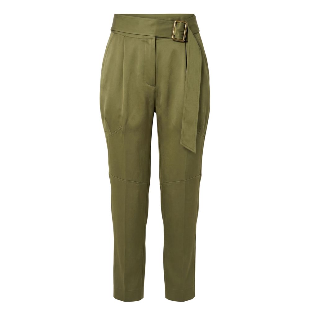 Trussardi Green Viscose Women Pants Trussardi