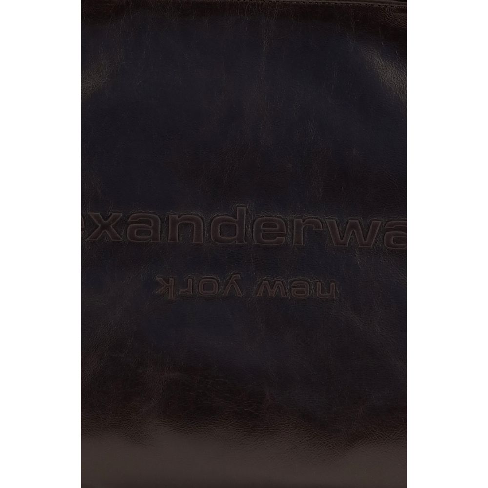 Alexander Wang Brown Calf Leather Bos Taurus Shoulder Bag Alexander Wang