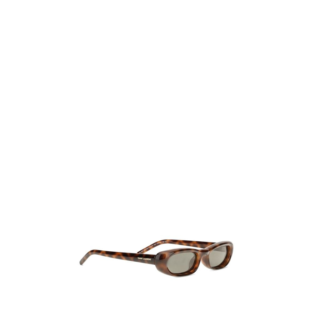Saint Laurent Brown Acetate Sunglasses Saint Laurent