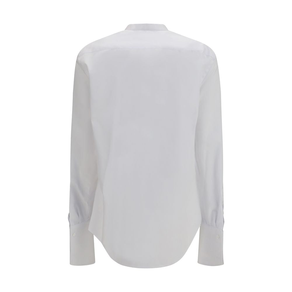 Fendi White Cotton Dress Shirt Fendi