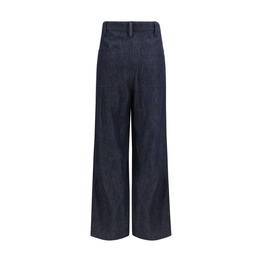 Brunello Cucinelli Blue Cotton Jeans Denim Brunello Cucinelli