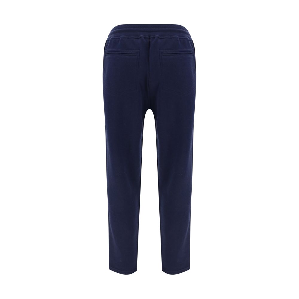 Brunello Cucinelli Blue Cotton Joggers (Workout Pants) Brunello Cucinelli