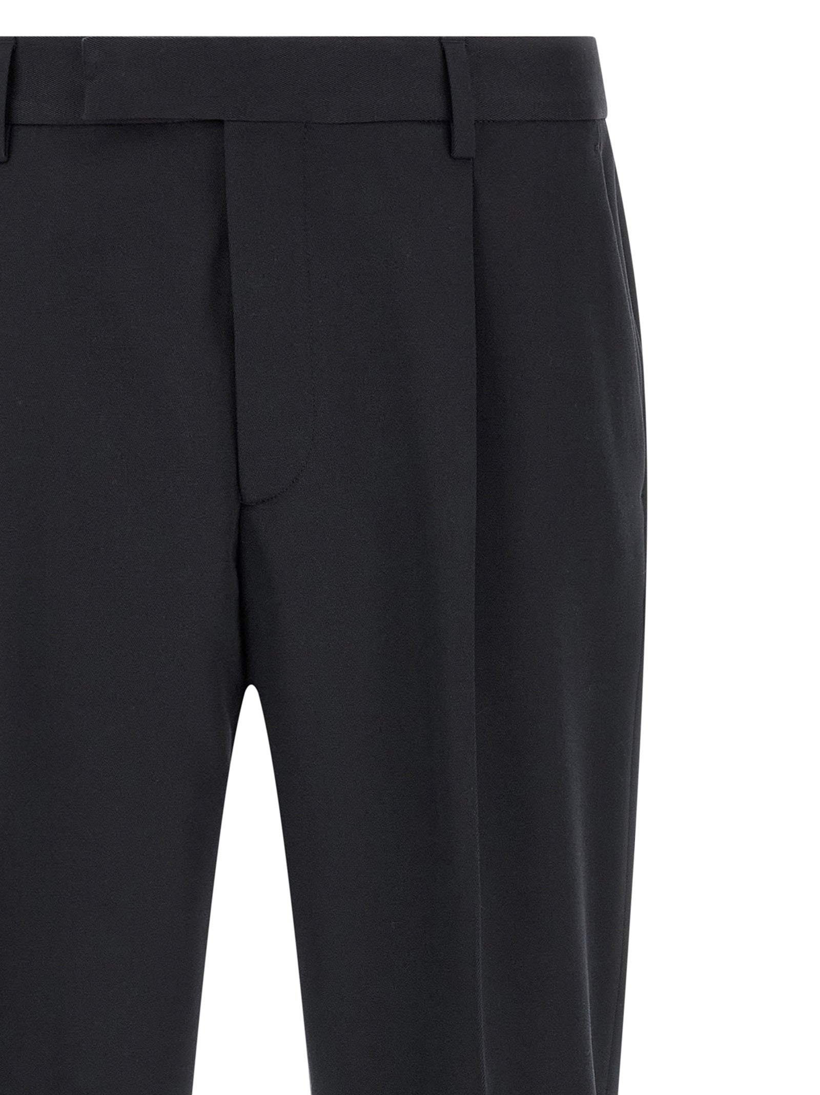 ZEGNA Blue Cotton Dress Pants ZEGNA