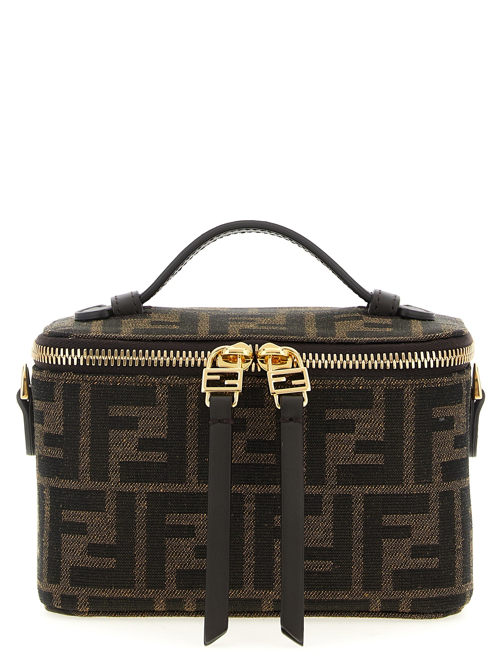 Fendi Brown Polyester Handbag Fendi