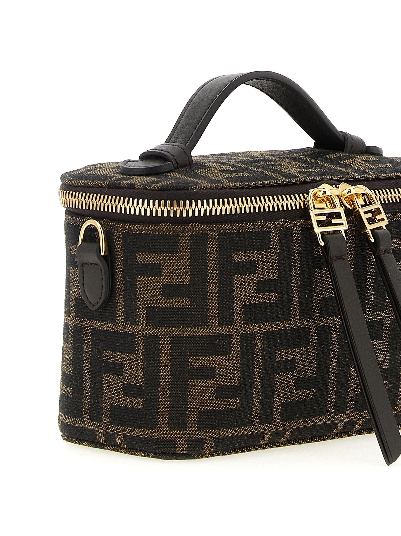 Fendi Brown Polyester Handbag Fendi