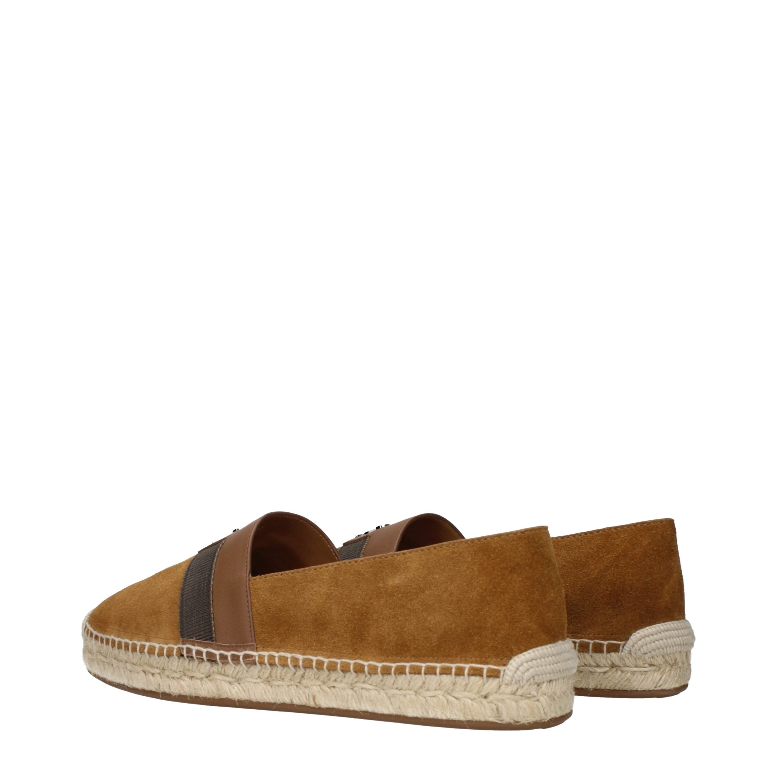 Christian Louboutin Brown Leather Espadrilles Christian Louboutin