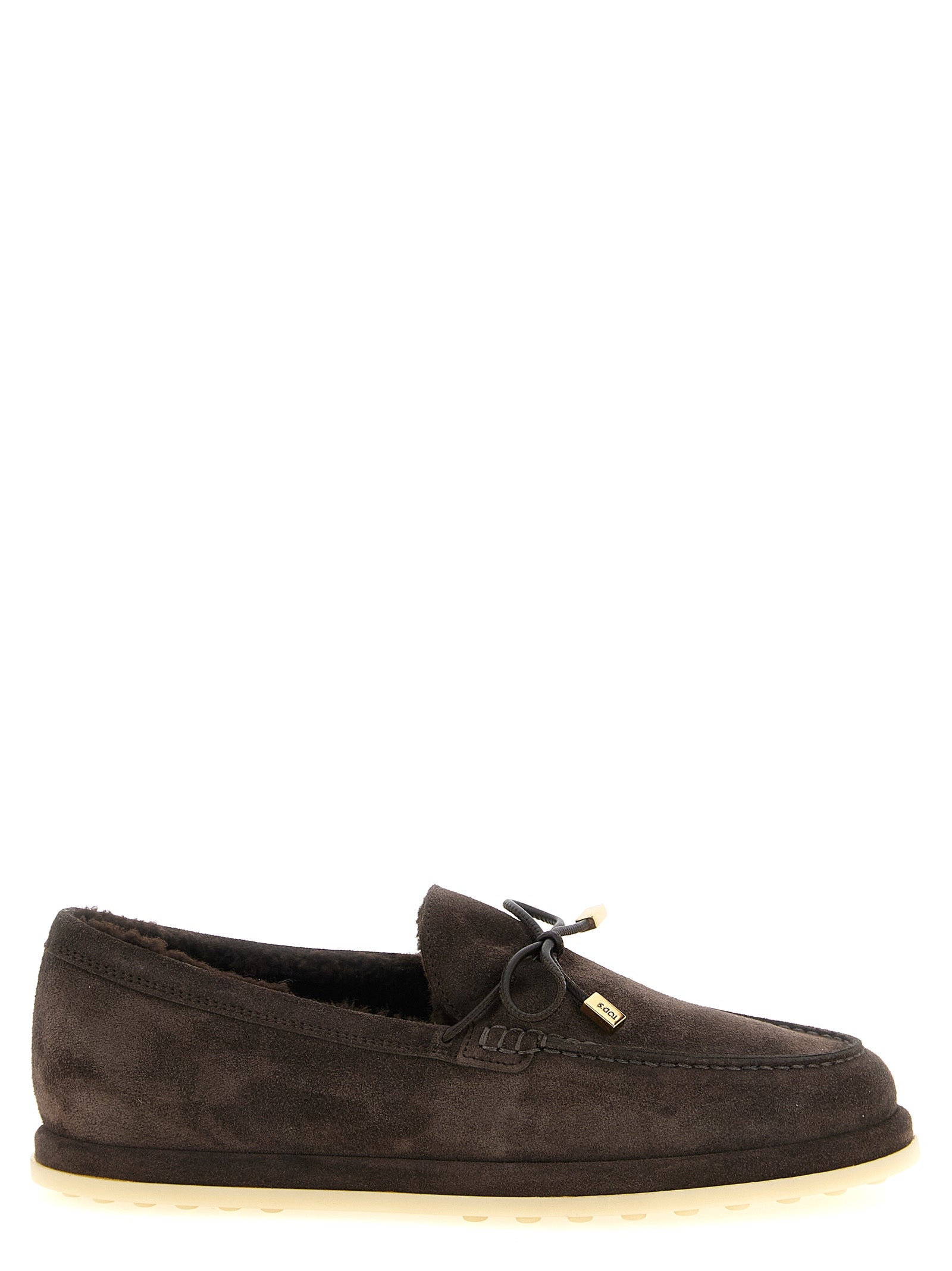 Tod's Brown Calfskin Slip-On Loafers Tod's