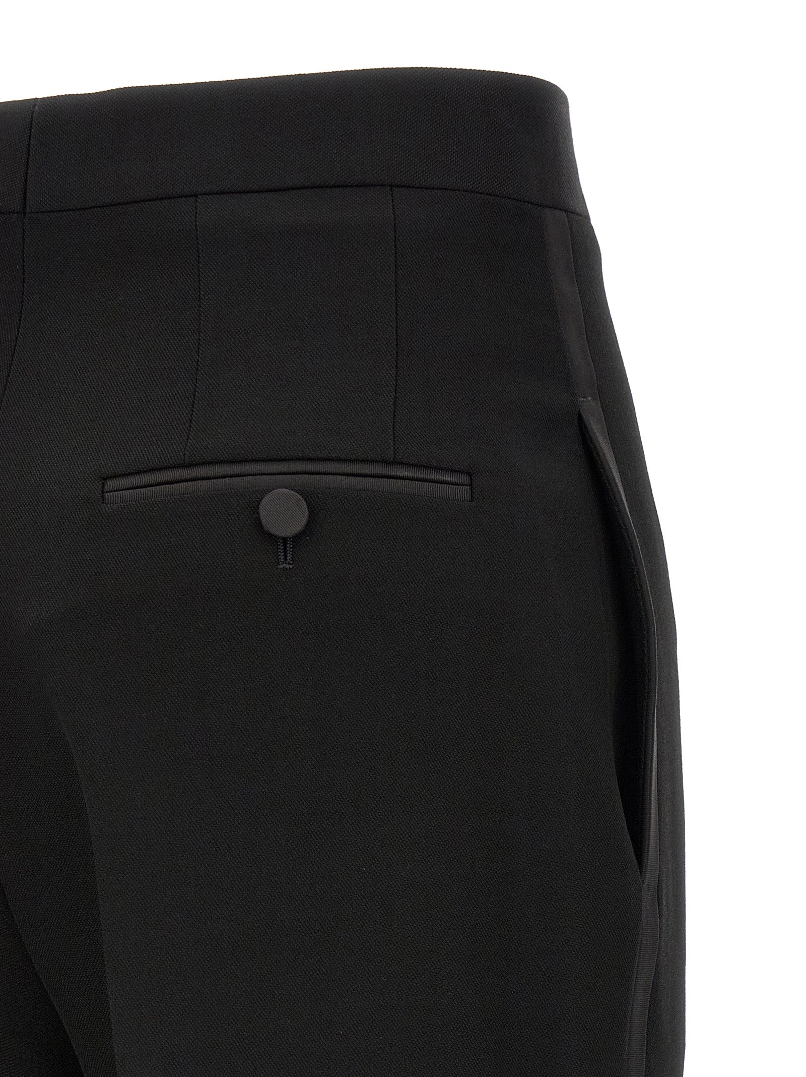 Tom Ford Black Wool Dress Pants Tom Ford