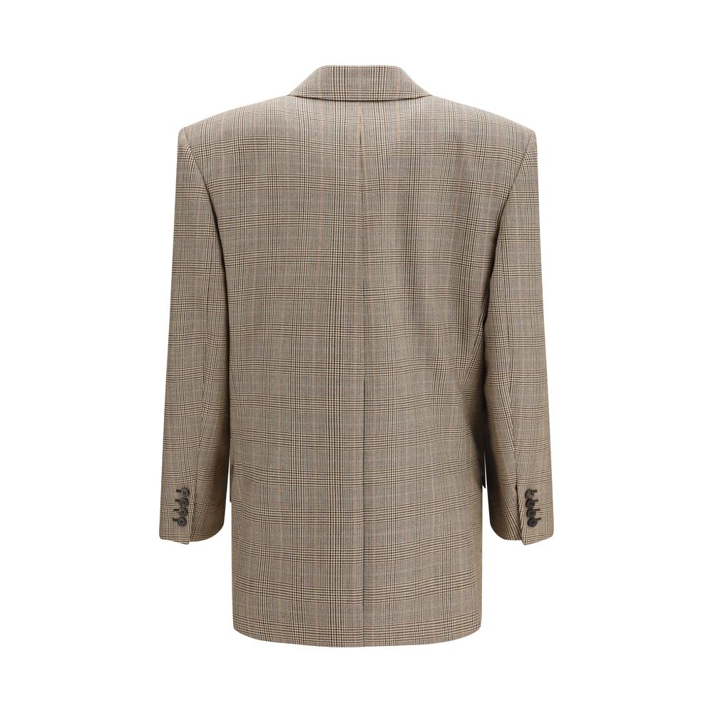 Saint Laurent Beige Wool Oves Aries Blazer Saint Laurent
