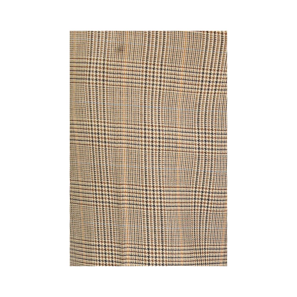 Saint Laurent Beige Wool Oves Aries Flared Pants Saint Laurent
