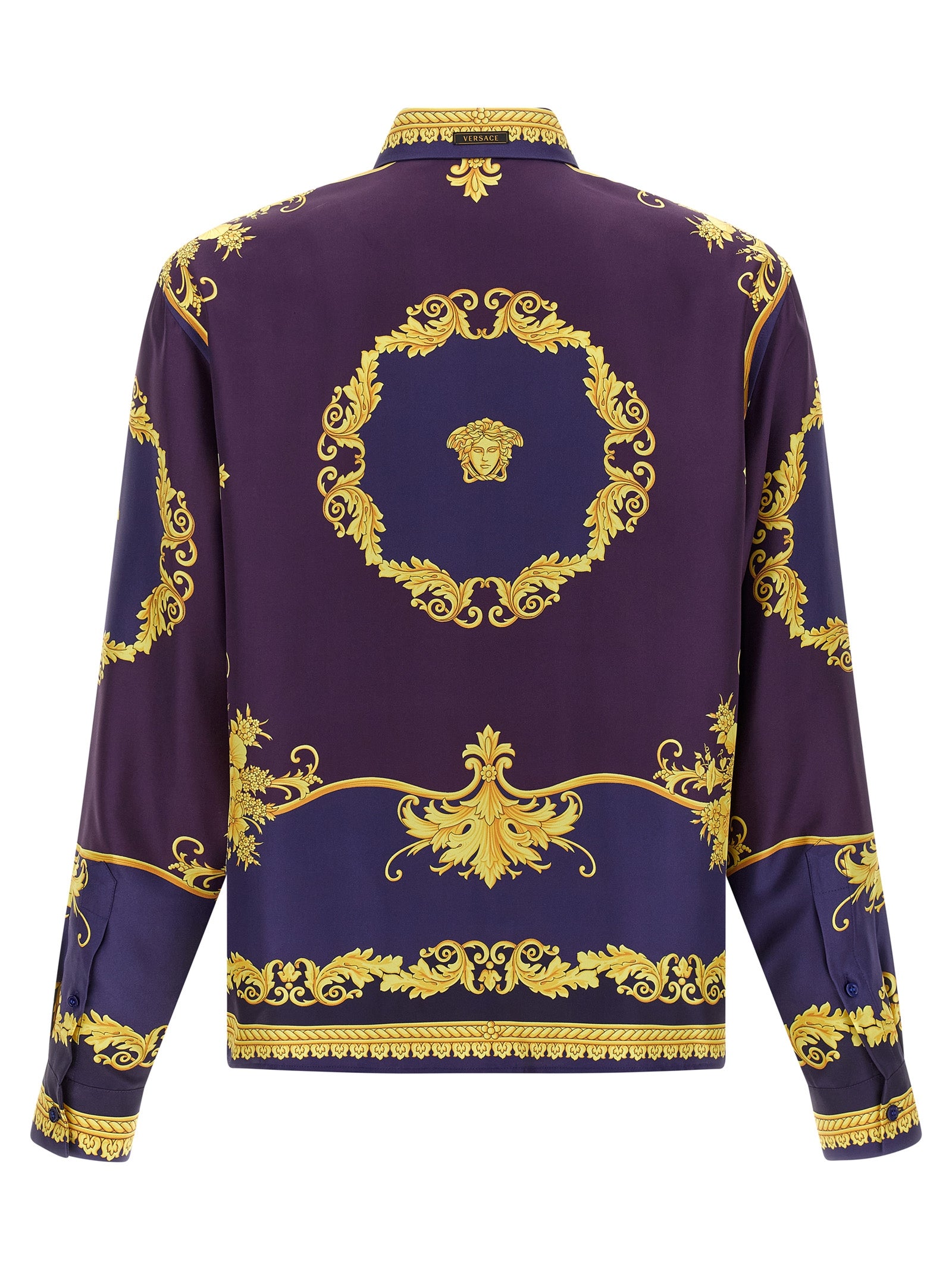 Versace Multicolor Silk Blouse Versace