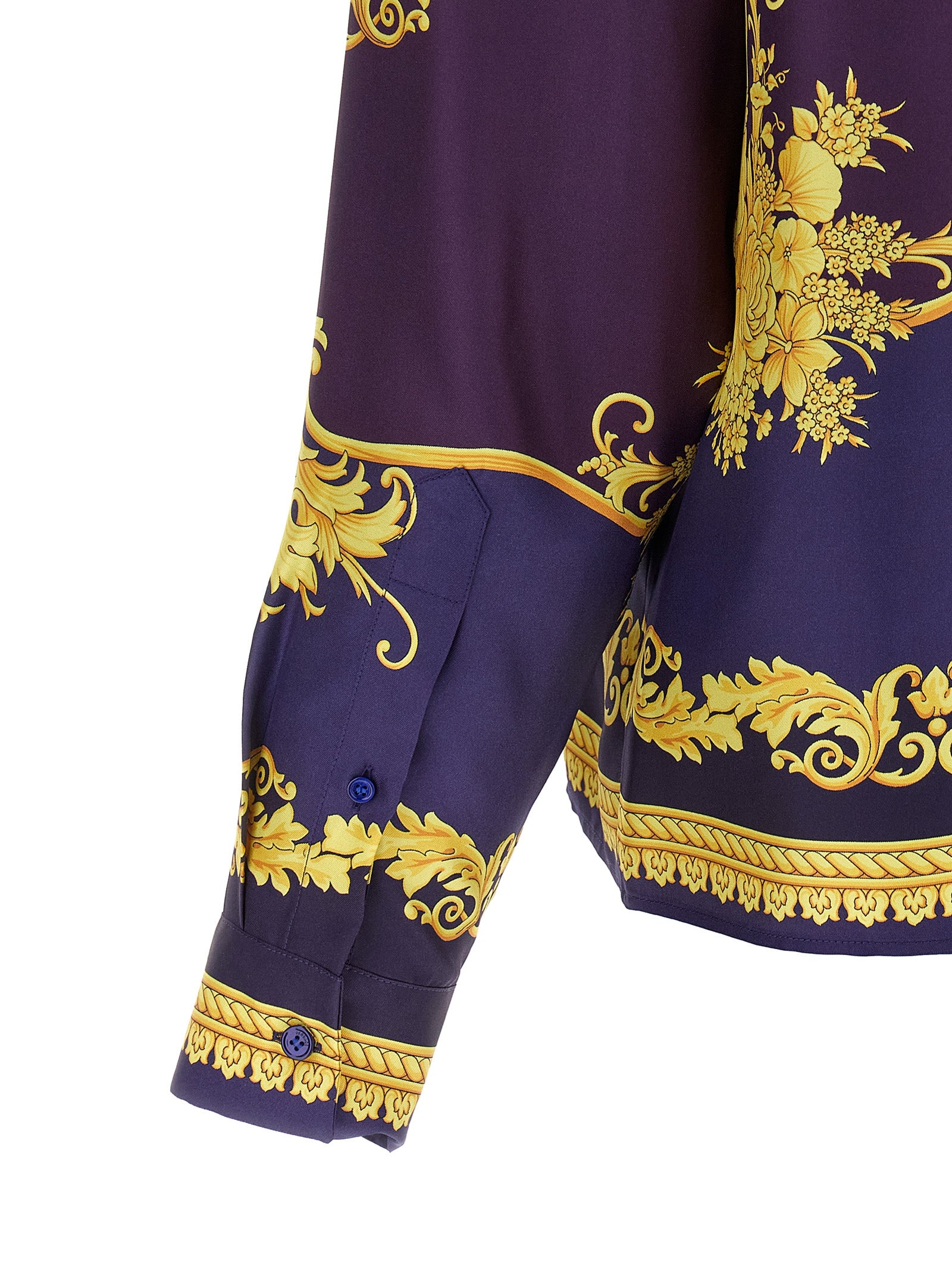 Versace Multicolor Silk Blouse Versace
