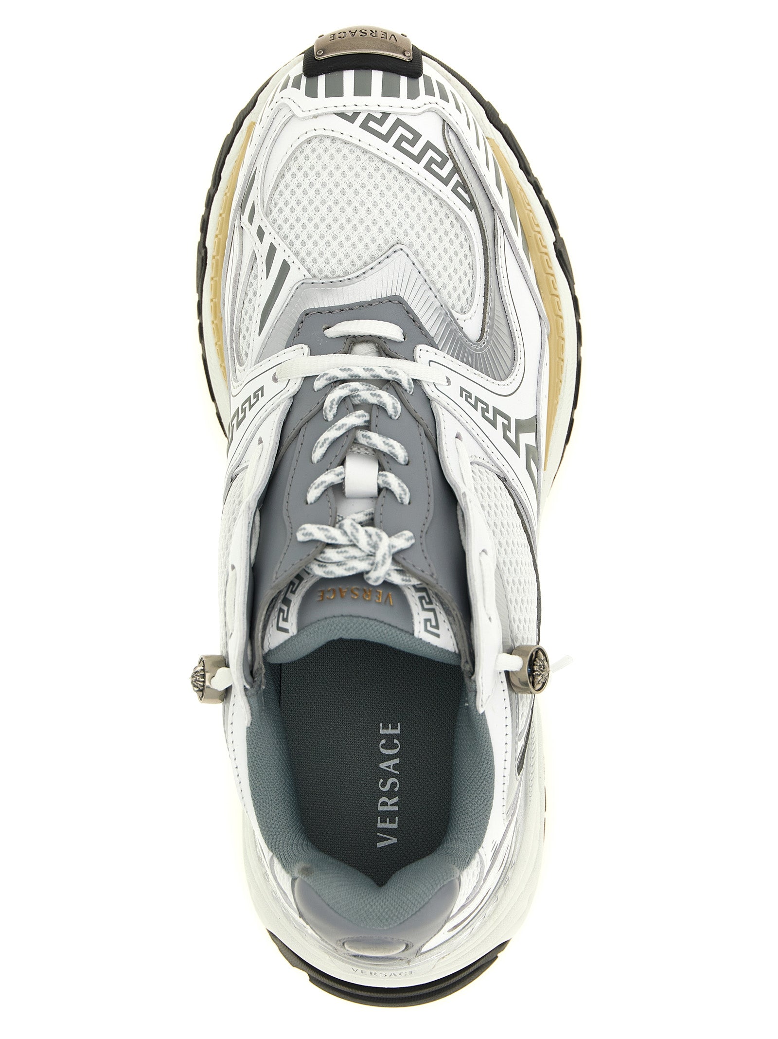 Versace Multicolor Calfskin Chunky Sneakers Versace