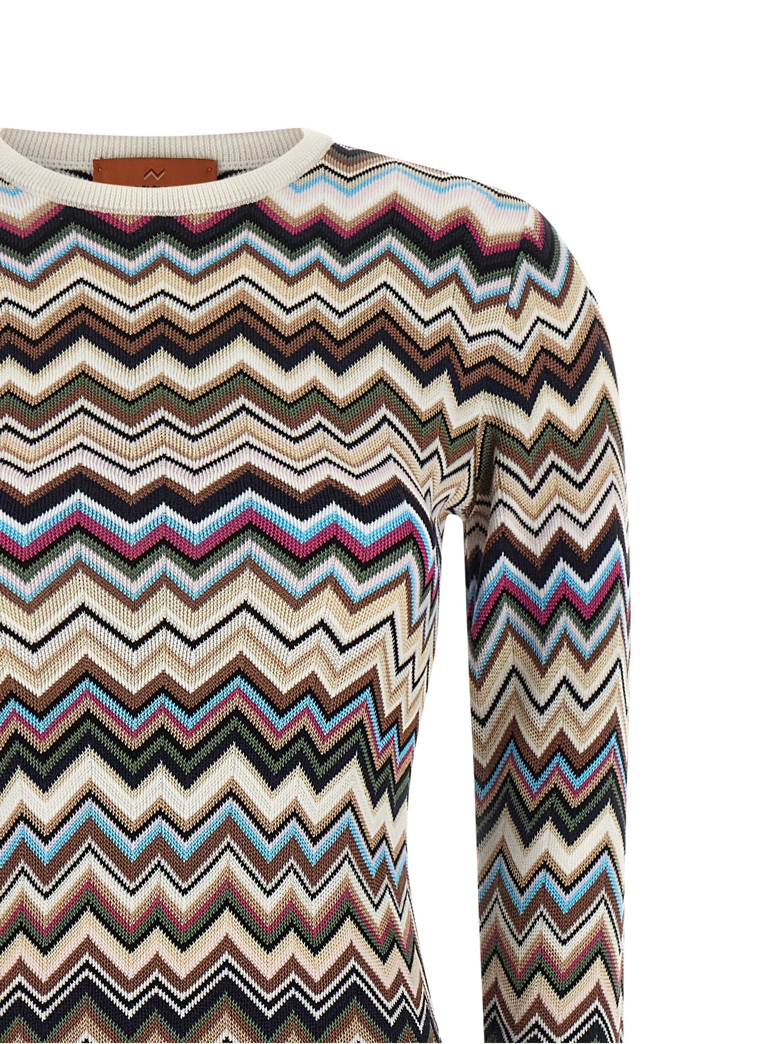 Missoni Multicolor Viscose Midi Dress Missoni