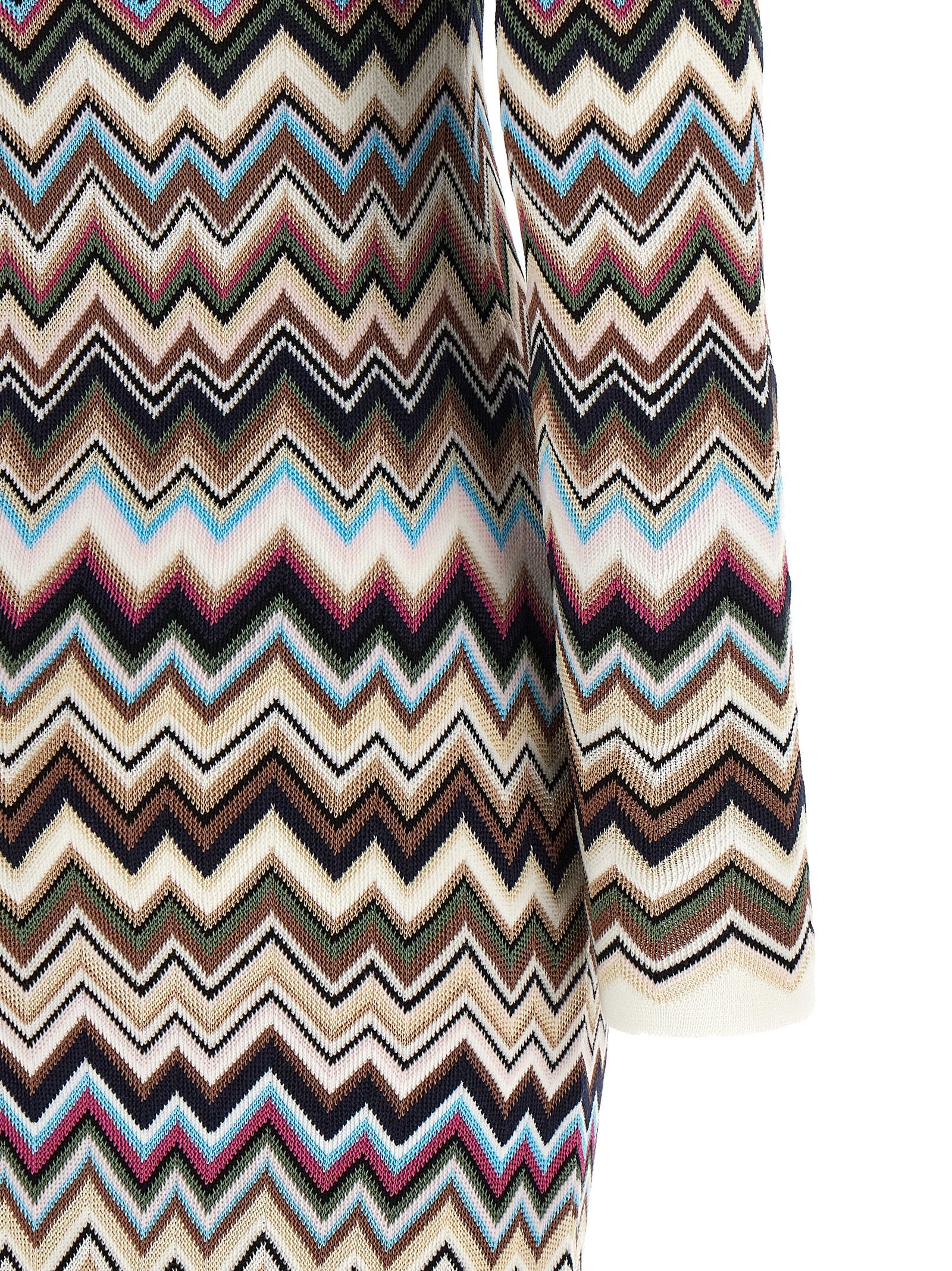 Missoni Multicolor Viscose Midi Dress Missoni